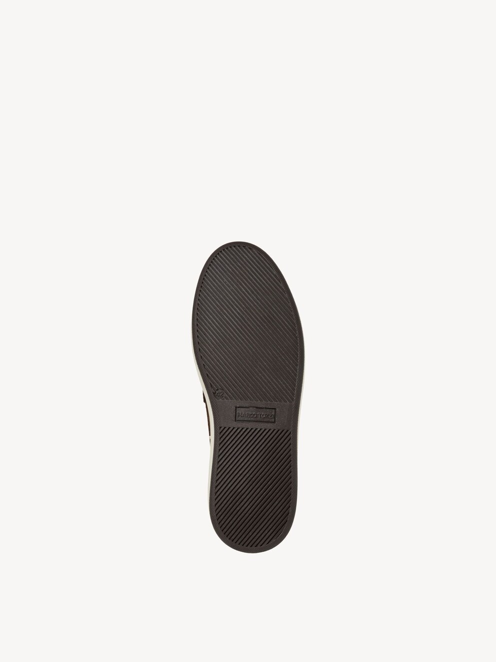 Marco Tozzi, Leather Slipper - brown CAFE, image 3 of 6