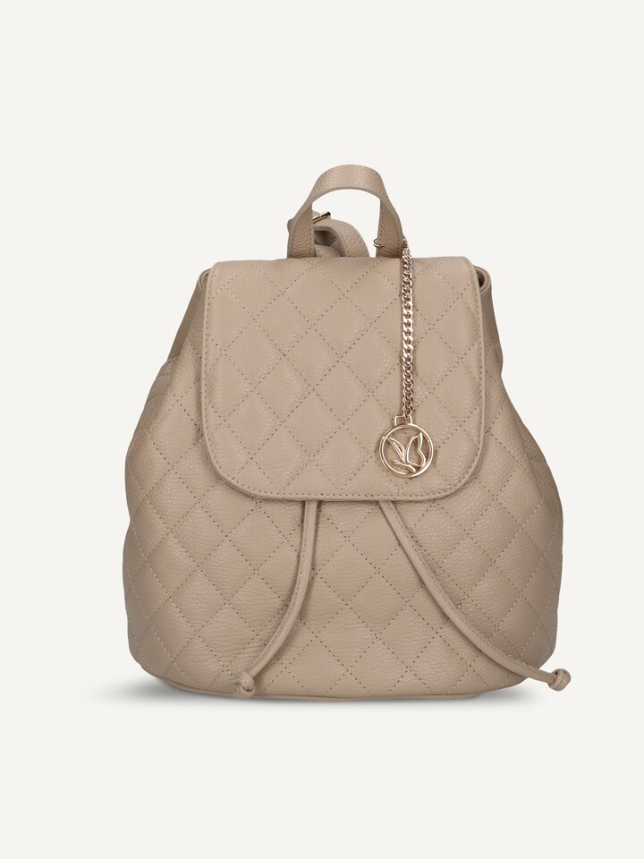 Caprice, Sac à dos en cuir - marron TAUPE NAPPA