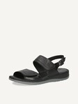 Selected, Caprice, Leather Heeled sandal - black BLACK NAPPA