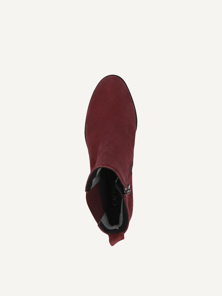 Caprice, Bottine - rouge BORDEAUX SUEDE, image 4 sur 5