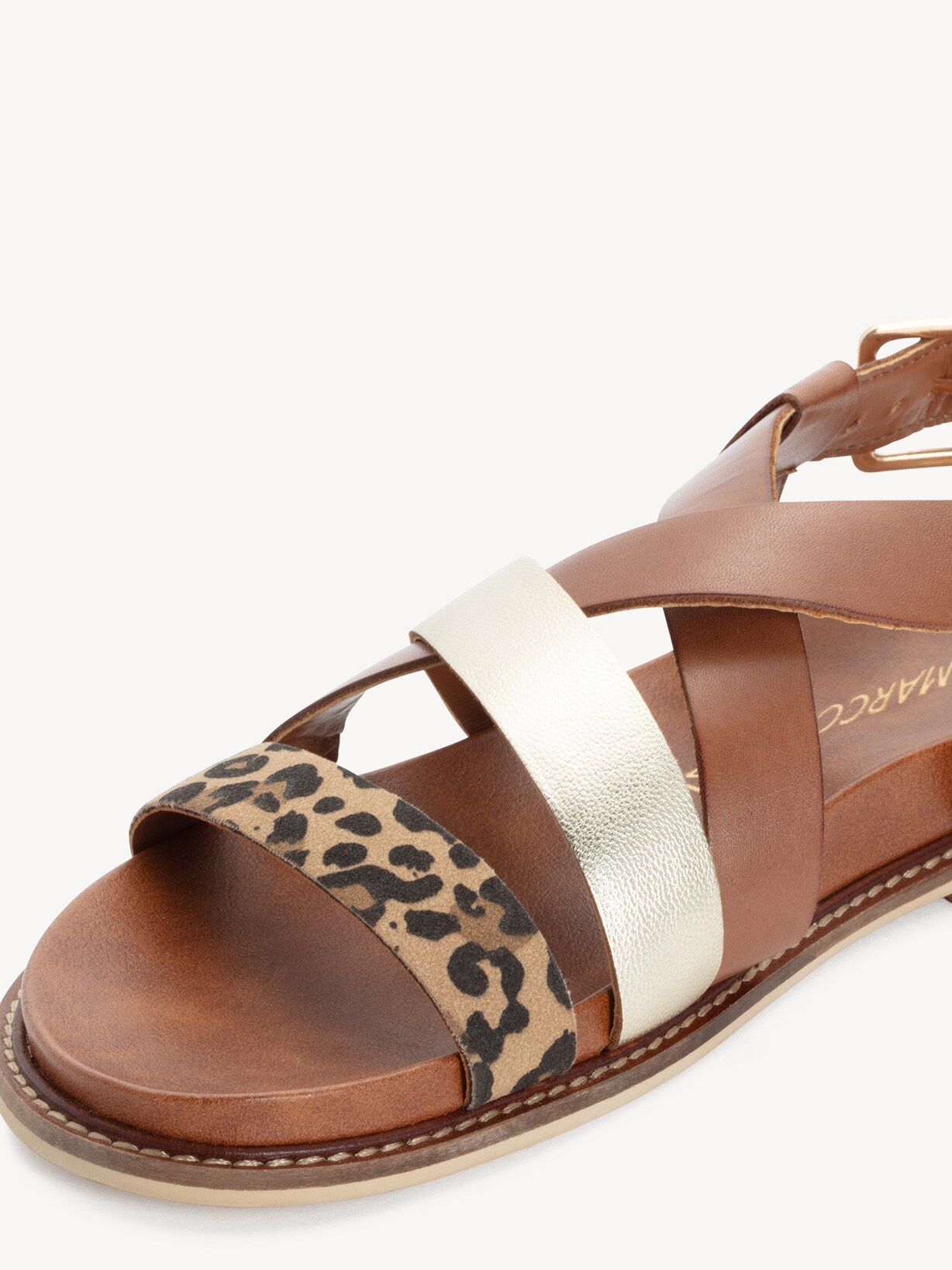 Marco Tozzi, Sandalo - marrone COGNAC COMB, immagine 5 di 7
