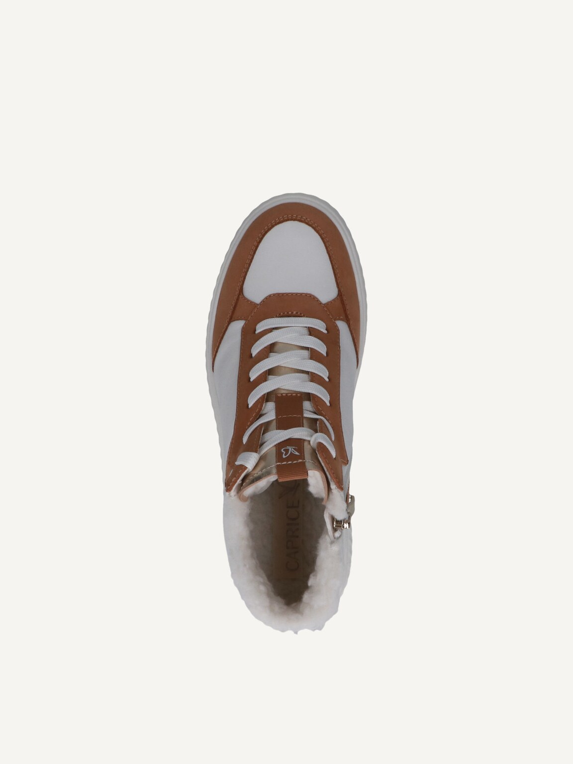 Caprice, Leather Bootie - brown warm lining CAMEL COMB, image 5 of 5