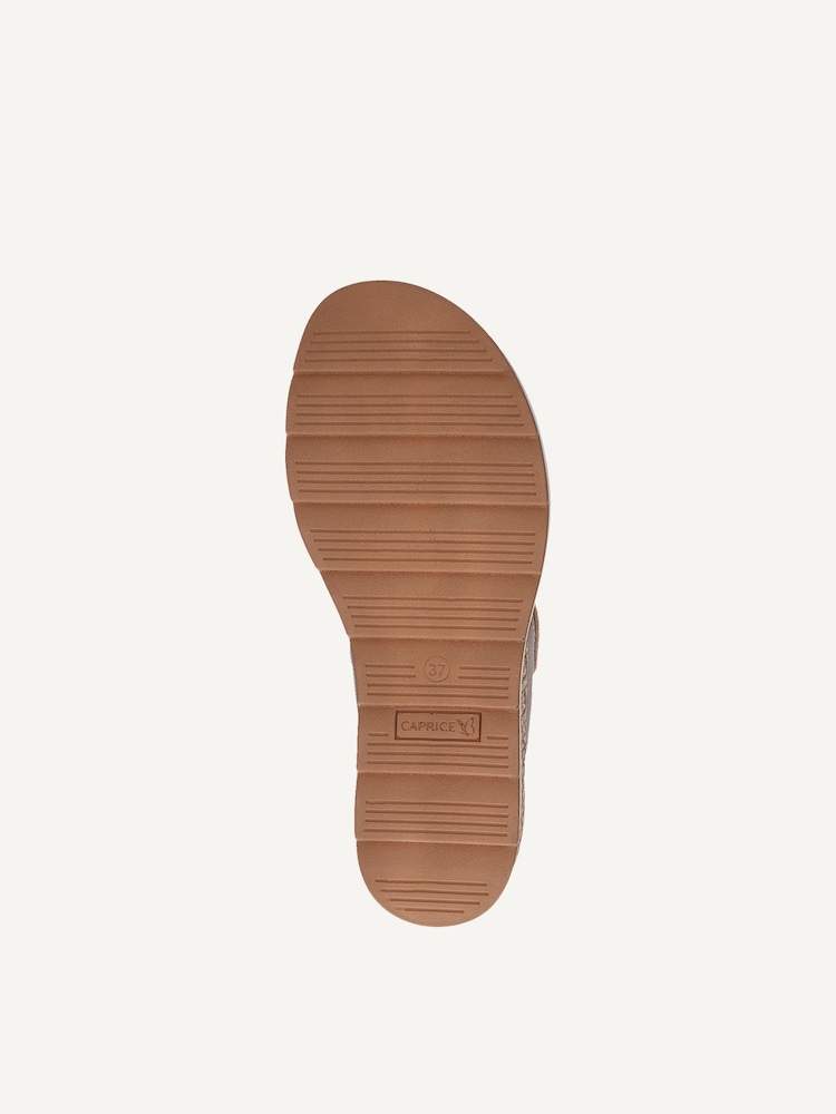 Caprice, Leather Mule - brown TAUPE METALLIC, image 5 of 7