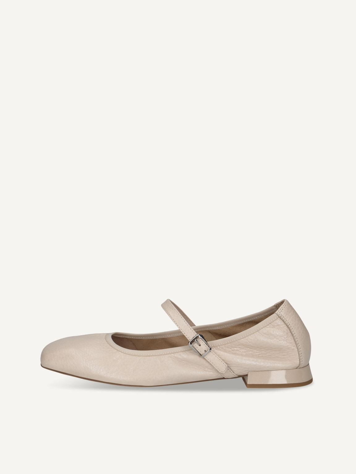 Caprice, Leather Ballerina - beige ECRU PERL.DEER, image 3 of 6