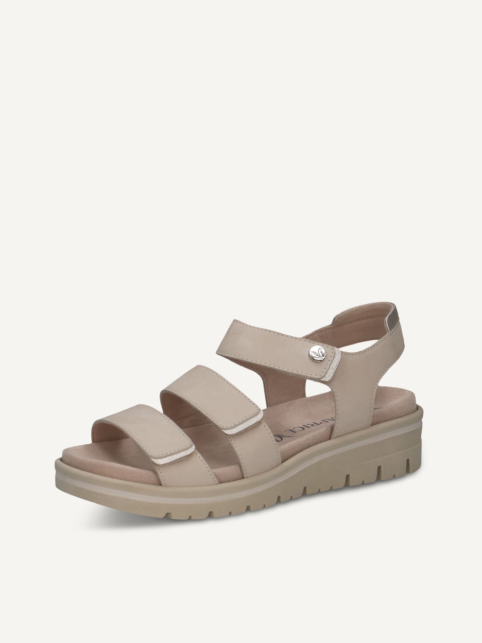 Caprice, Leather Sandal - white SNOW COMB, image 1 of 6