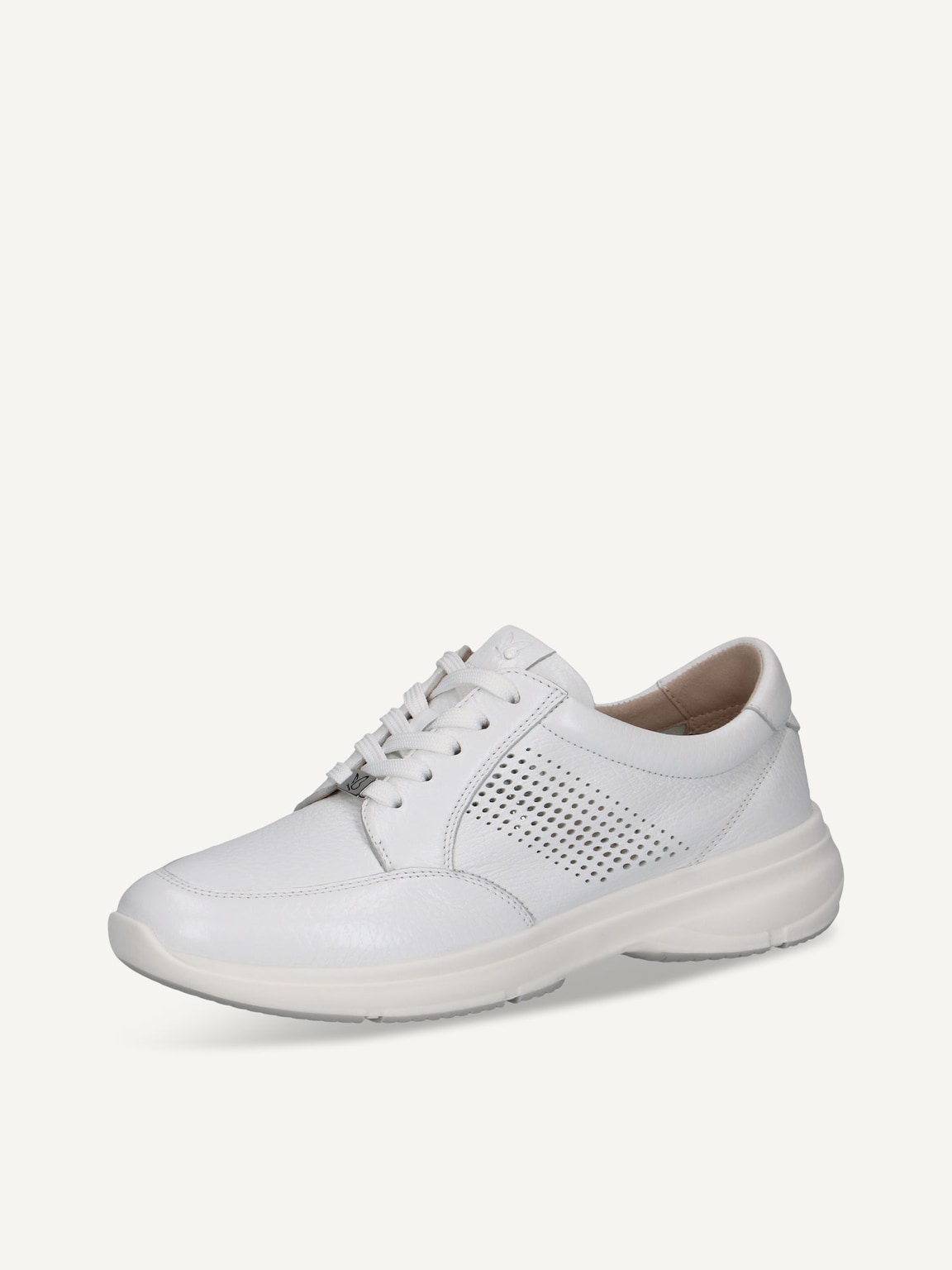 Caprice, Leather Sneaker - offwhite WHITE DEER, image 1 of 5