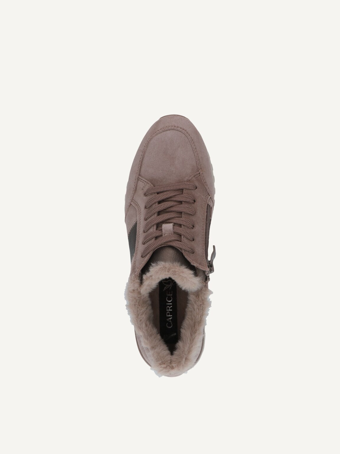 Caprice, Leather Sneaker - beige TAUPE COMB, image 6 of 6
