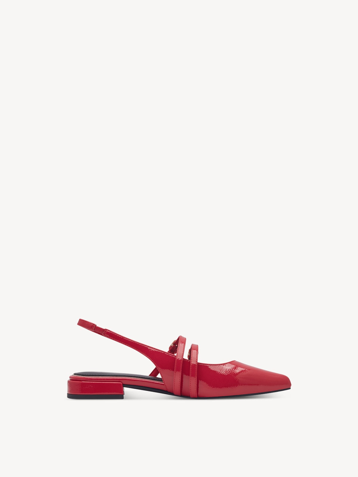 Marco Tozzi, Slingpumps - rød RED PATENT, billede 6 af 6