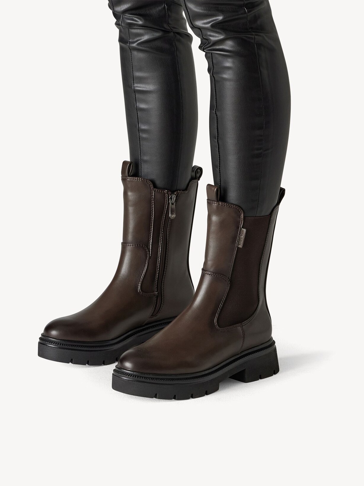 Marco Tozzi, Chelsea boot - brown MOCCA, image 2 of 7
