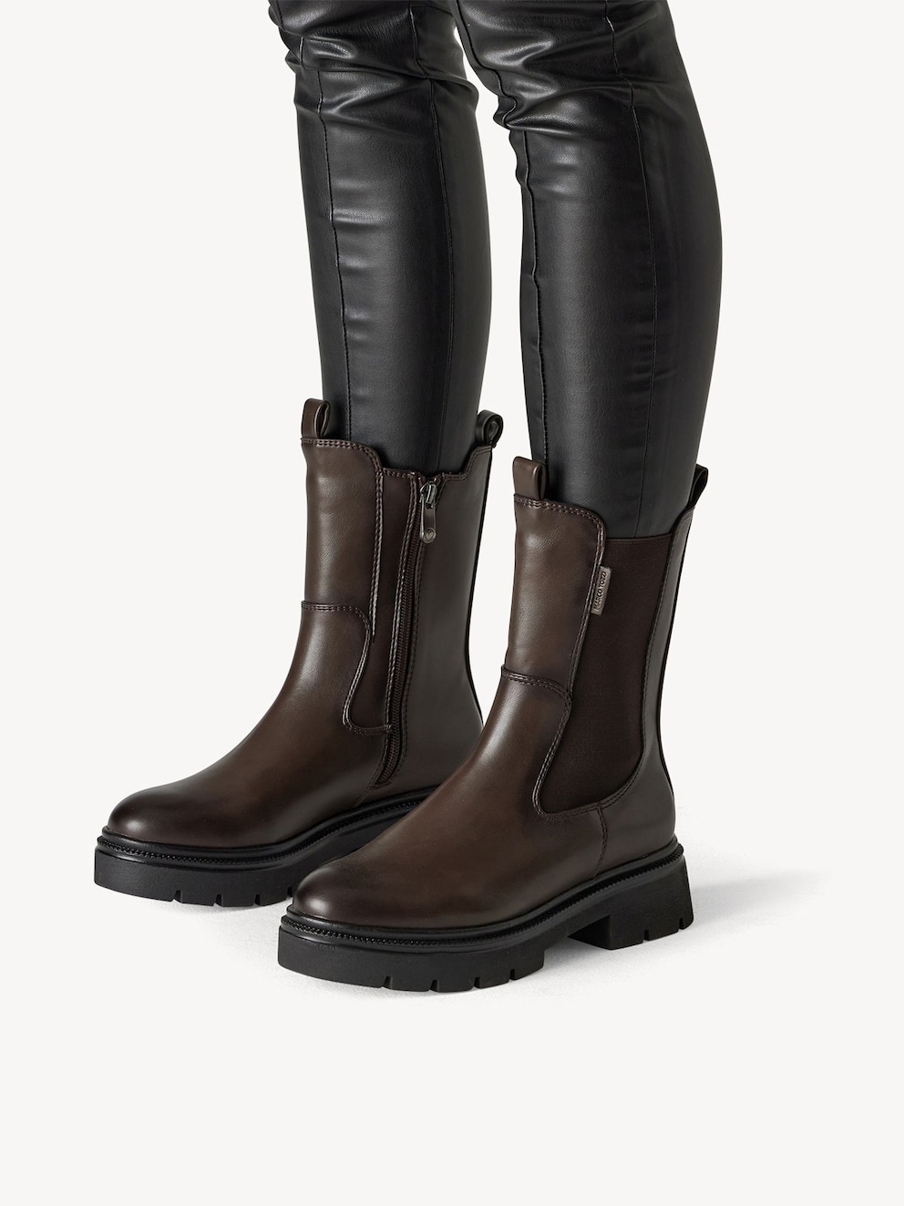 Marco Tozzi, Chelsea boot - brown MOCCA, image 2 of 7