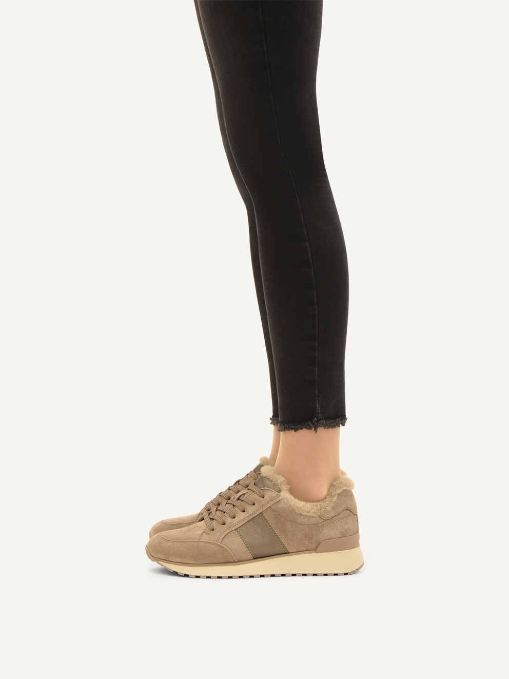 Caprice, Ledersneaker - beige TAUPE COMB, Bild 2 von 6