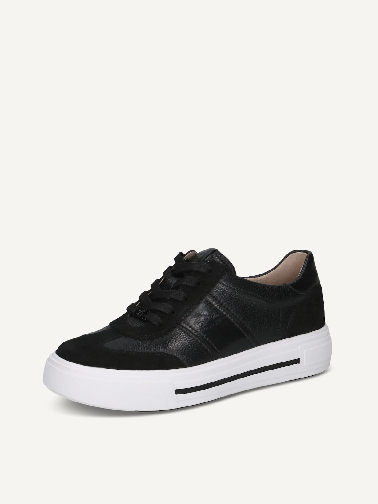 Caprice, Basket en cuir - noir BLACK COMB, image 2 sur 5