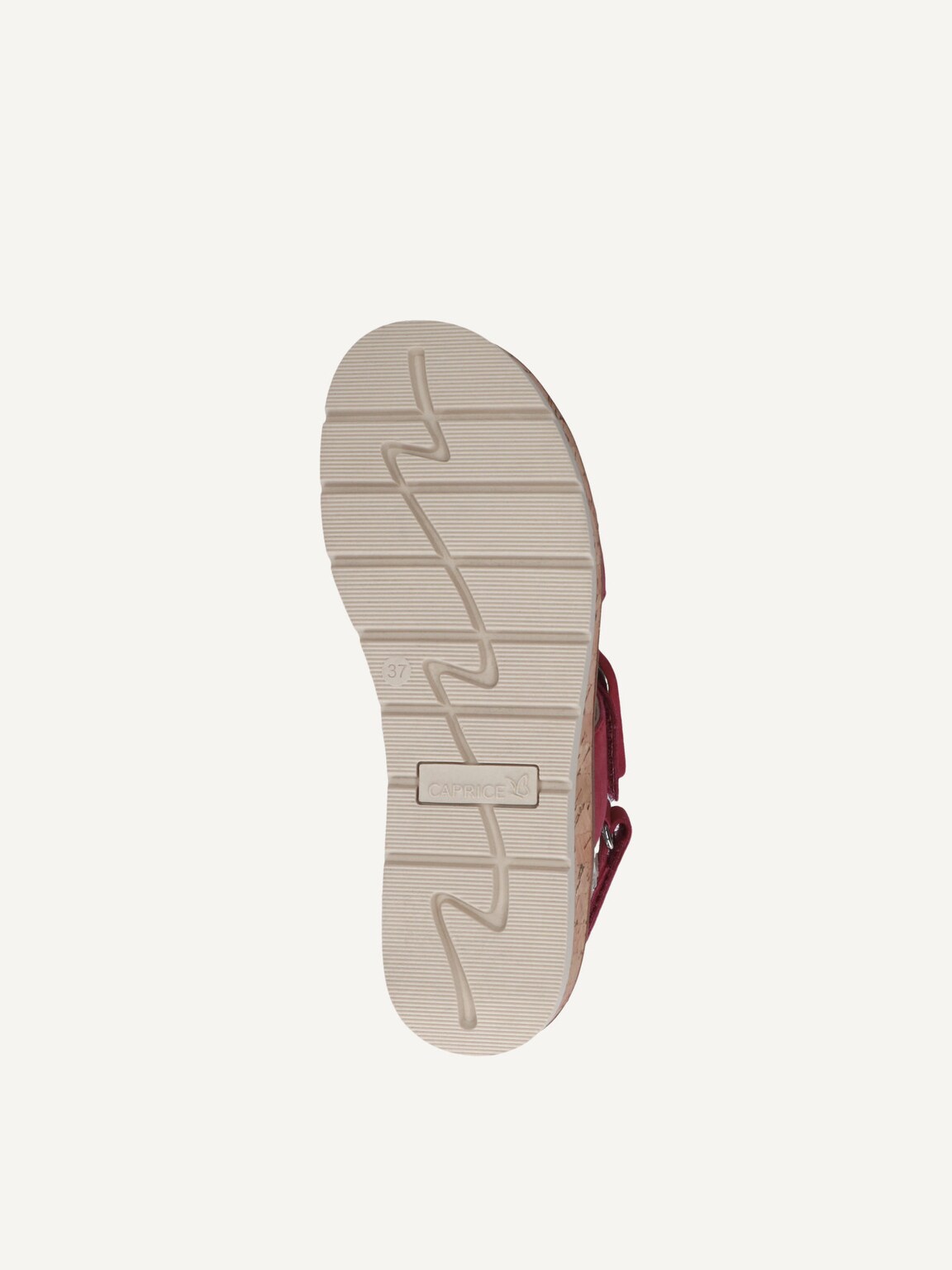 Caprice, Leather Sandal - pink FUCHSIA SUEDE, image 4 of 5
