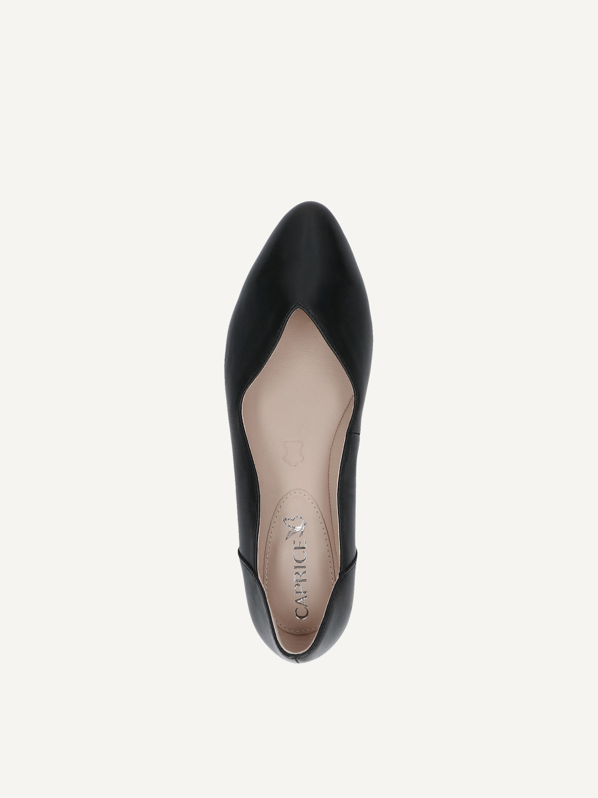Caprice, Escarpin en cuir - noir BLACK NAPPA, image 4 sur 5