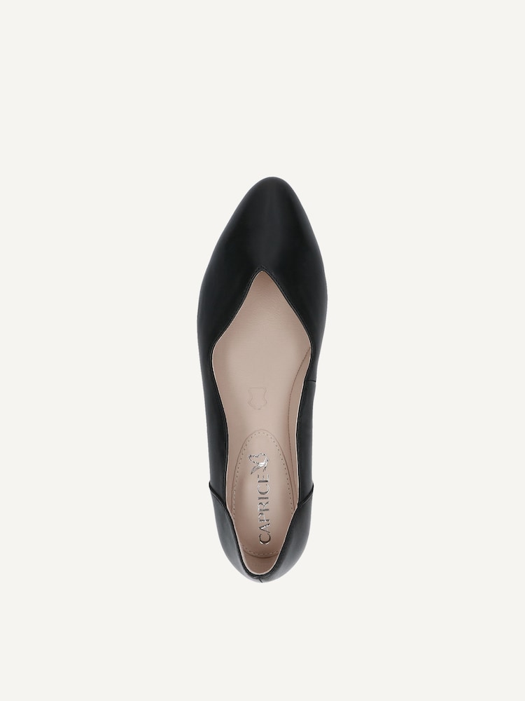 Caprice, Escarpin en cuir - noir BLACK NAPPA, image 4 sur 5