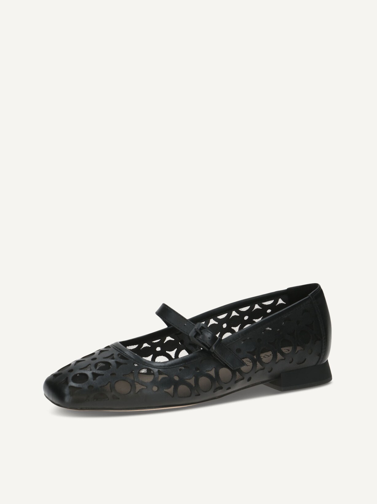 Caprice, Ballerine en cuir - noir BLACK COMB, image 2 sur 5