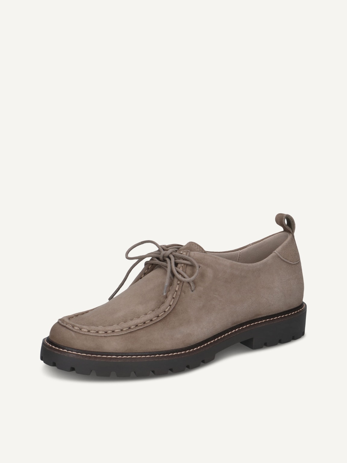 Caprice, Leather Low shoes - brown TAUPE SUEDE, image 1 of 6