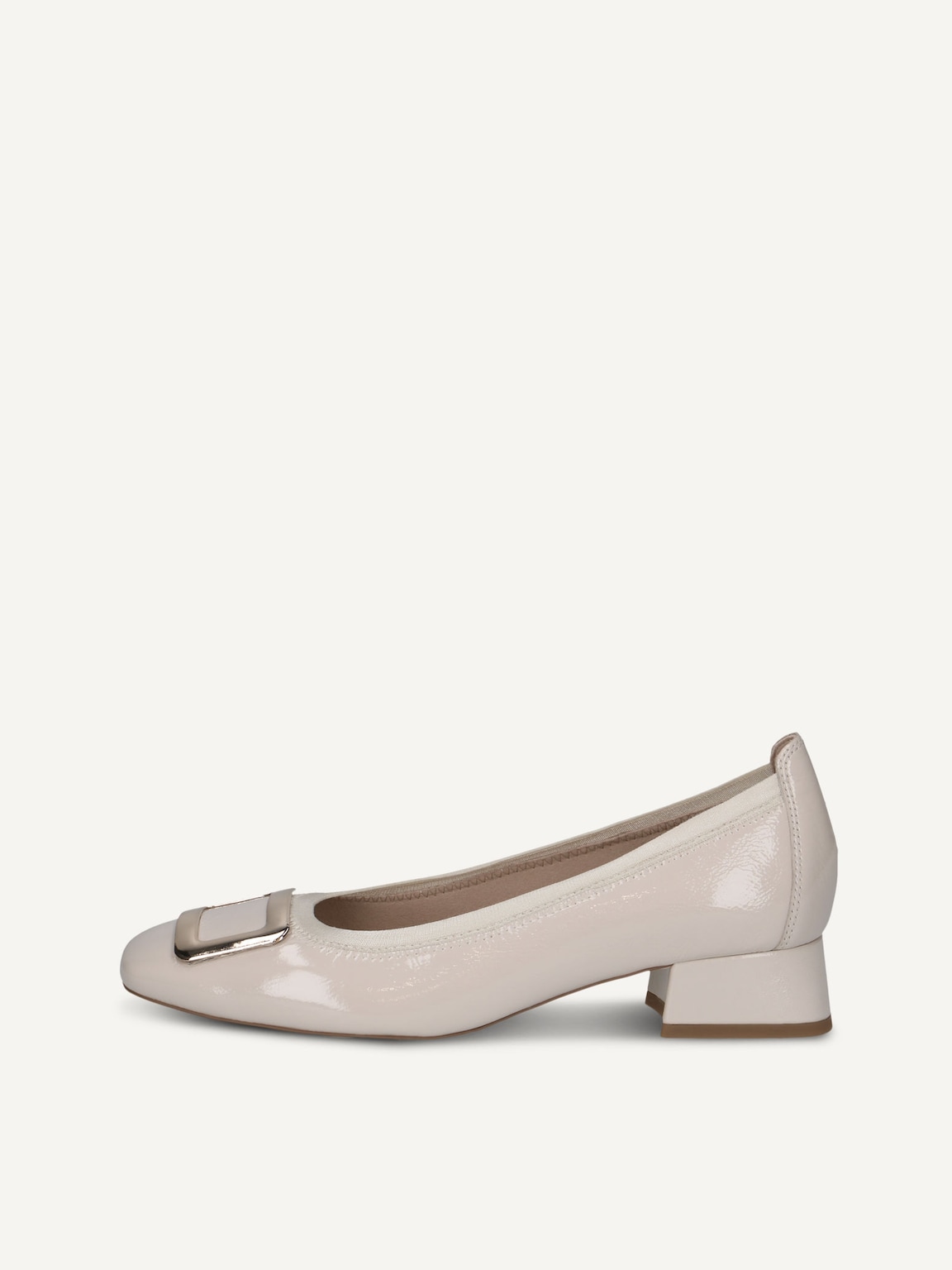Caprice, Leather Pumps - white SNOW NAPLAK, image 2 of 5