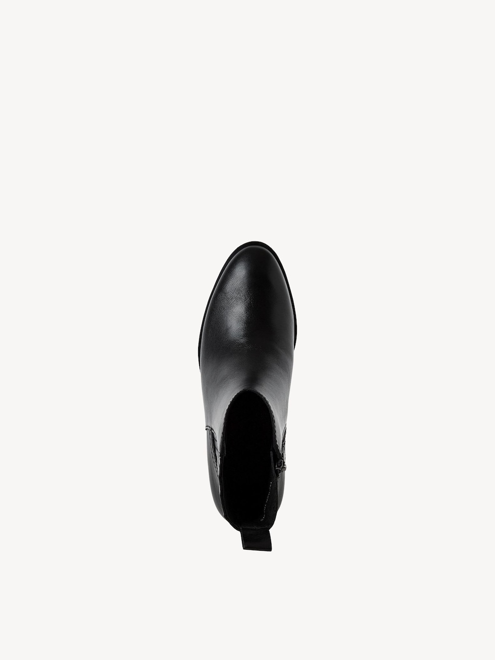 Marco Tozzi, Leren Enkellaarsje - zwart BLACK, afbeelding 6 van 7