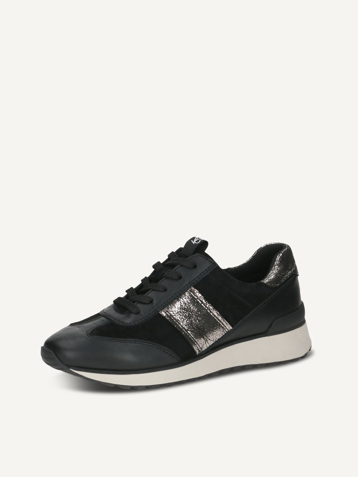 Caprice, Leather Sneaker - black BLACK COMB, image 1 of 5