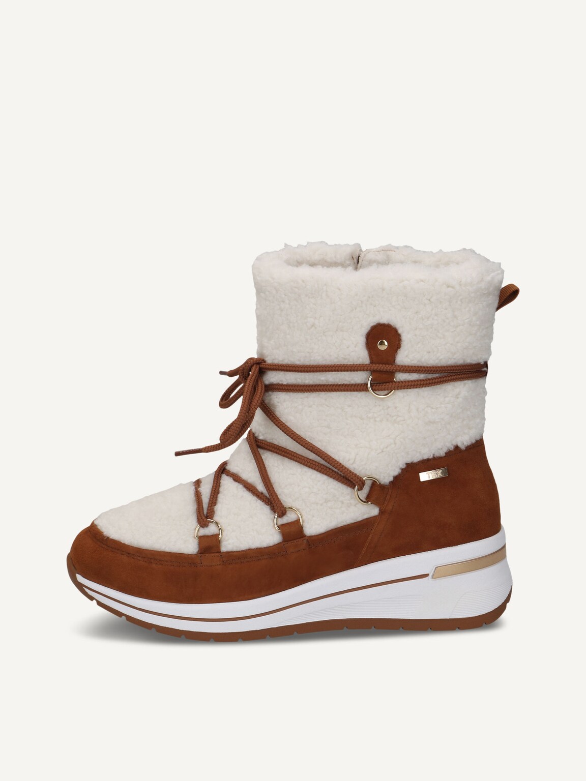 Caprice, Bootie - brown warm lining COGNAC COMB, image 2 of 5