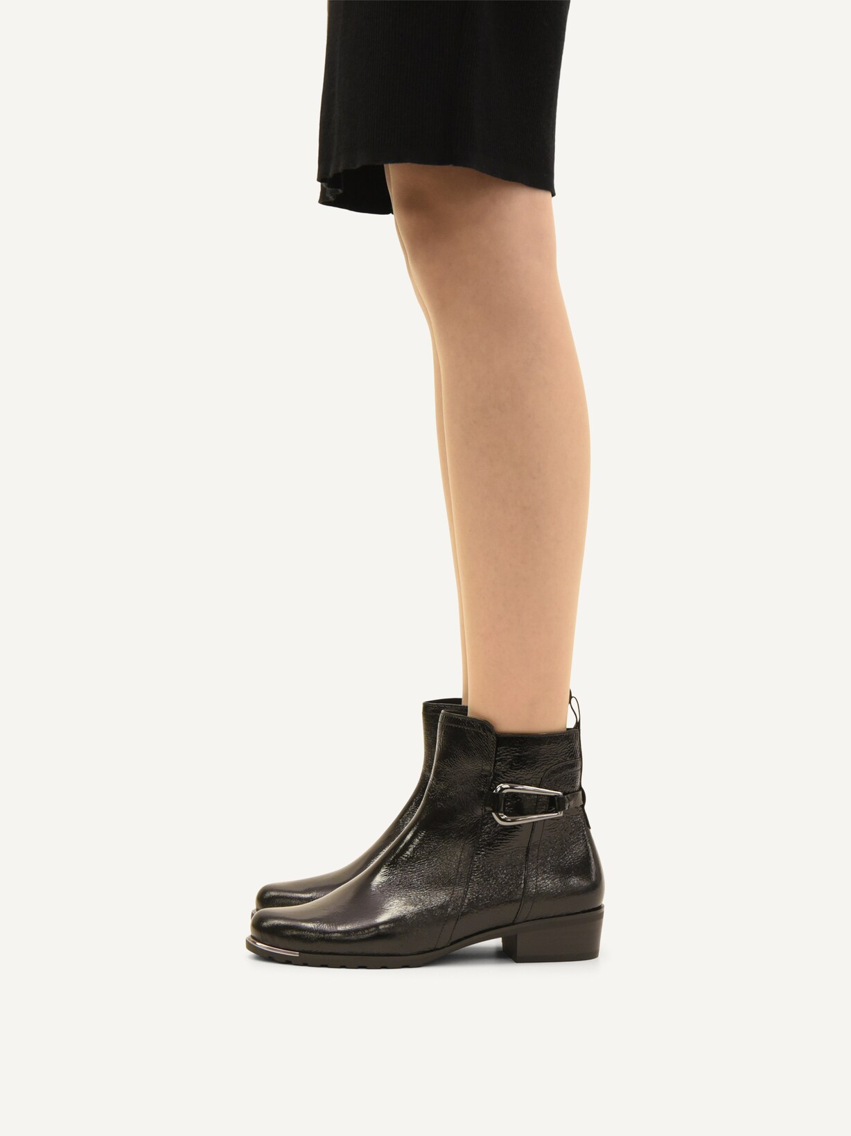 Caprice, Lederstiefelette - schwarz BLACK NAPLAK, Bild 2 von 6