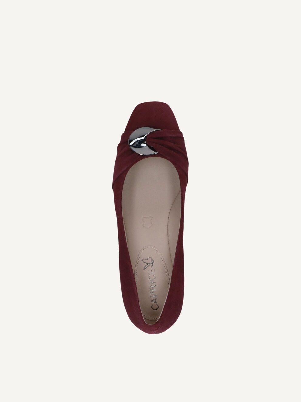 Caprice, Decolleté - rosso BORDEAUX SUEDE, immagine 5 di 6