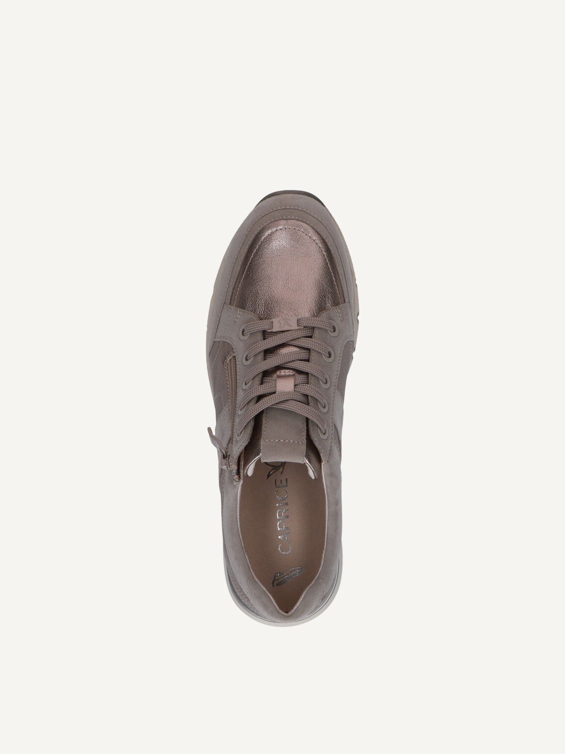 Caprice, Leather Sneaker - beige TAUPE COMB, image 5 of 5