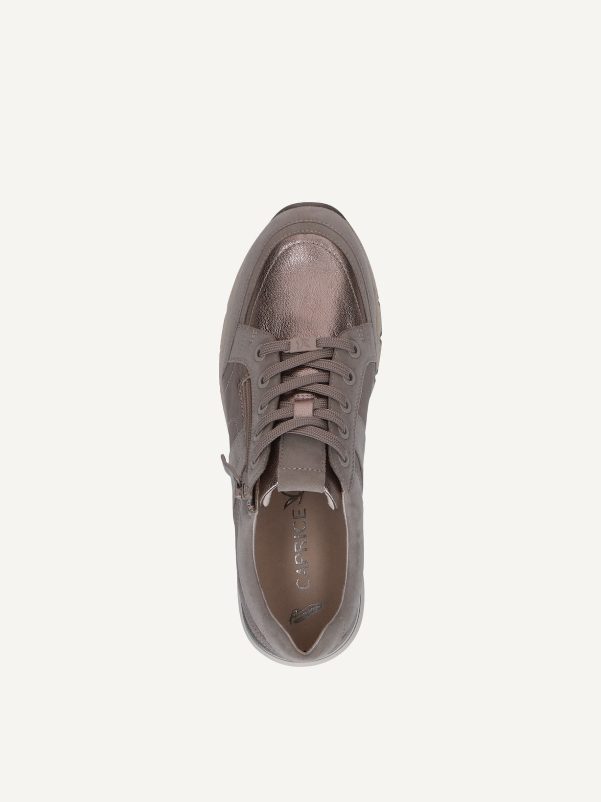Caprice, Ledersneaker - beige TAUPE COMB, Bild 4 von 5