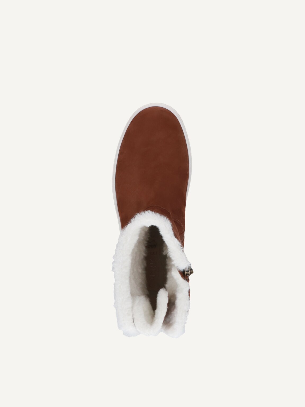 Caprice, Leather Bootie - brown warm lining COGNAC SUEDE, image 6 of 6