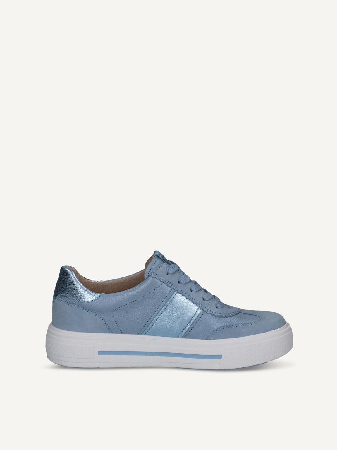 Caprice, Leather Sneaker - blue BLUE COMB, image 4 of 6