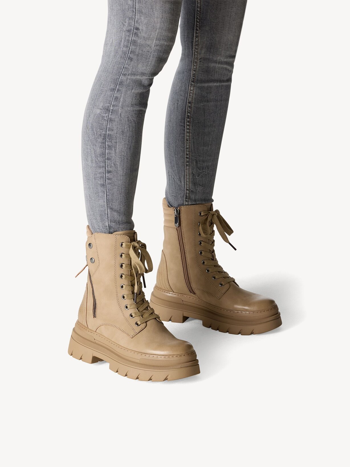 Marco Tozzi, Stiefelette - beige Warmfutter TAUPE, Bild 2 von 7