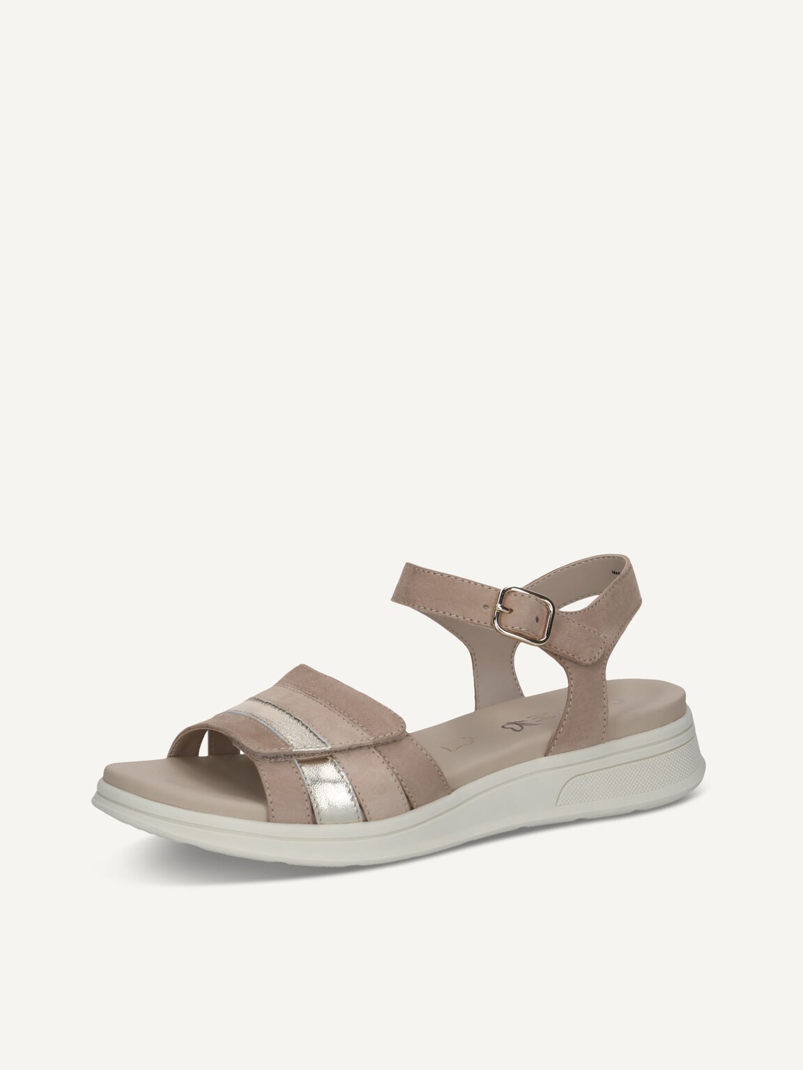 Caprice, Leather Sandal - beige SAND COMB, image 1 of 6