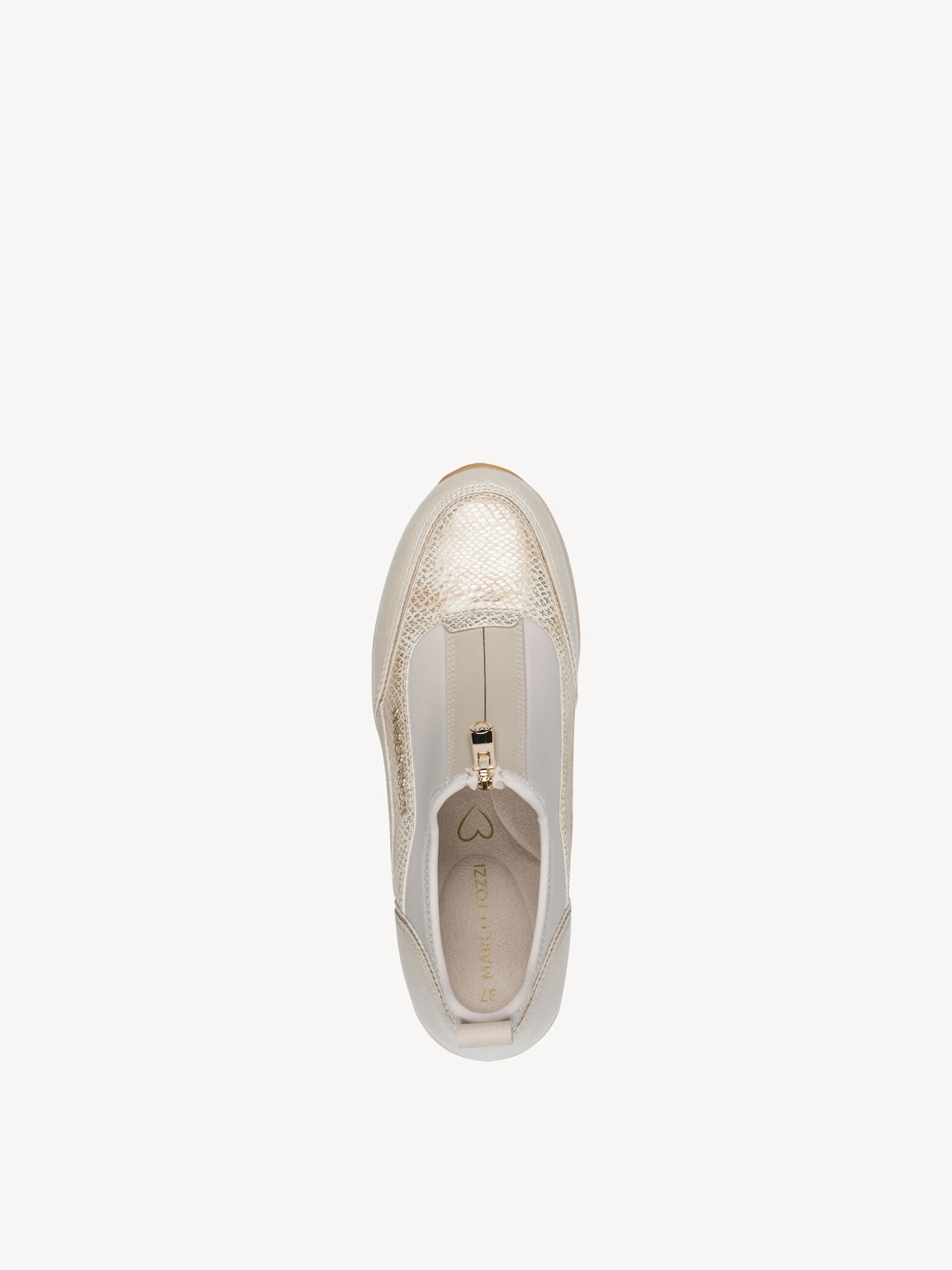 Marco Tozzi, Sneaker - beige CREAM COMB, immagine 3 di 6