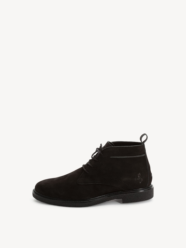 Marco Tozzi, Leather Bootie - black BLACK