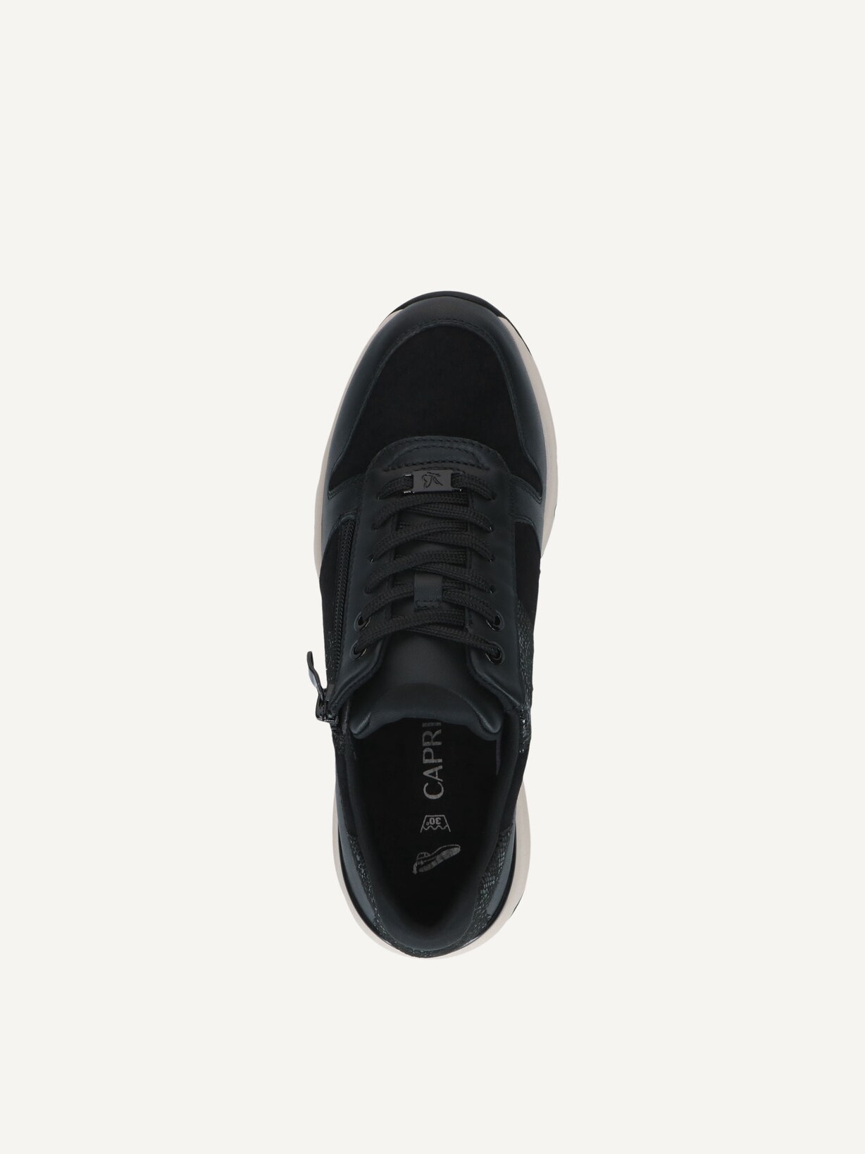 Caprice, Leather Sneaker - black BLACK COMB, image 4 of 5