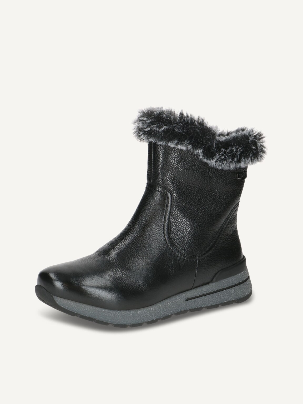 Caprice, Bootie - black warm lining BLACK NAPPA, image 1 of 5