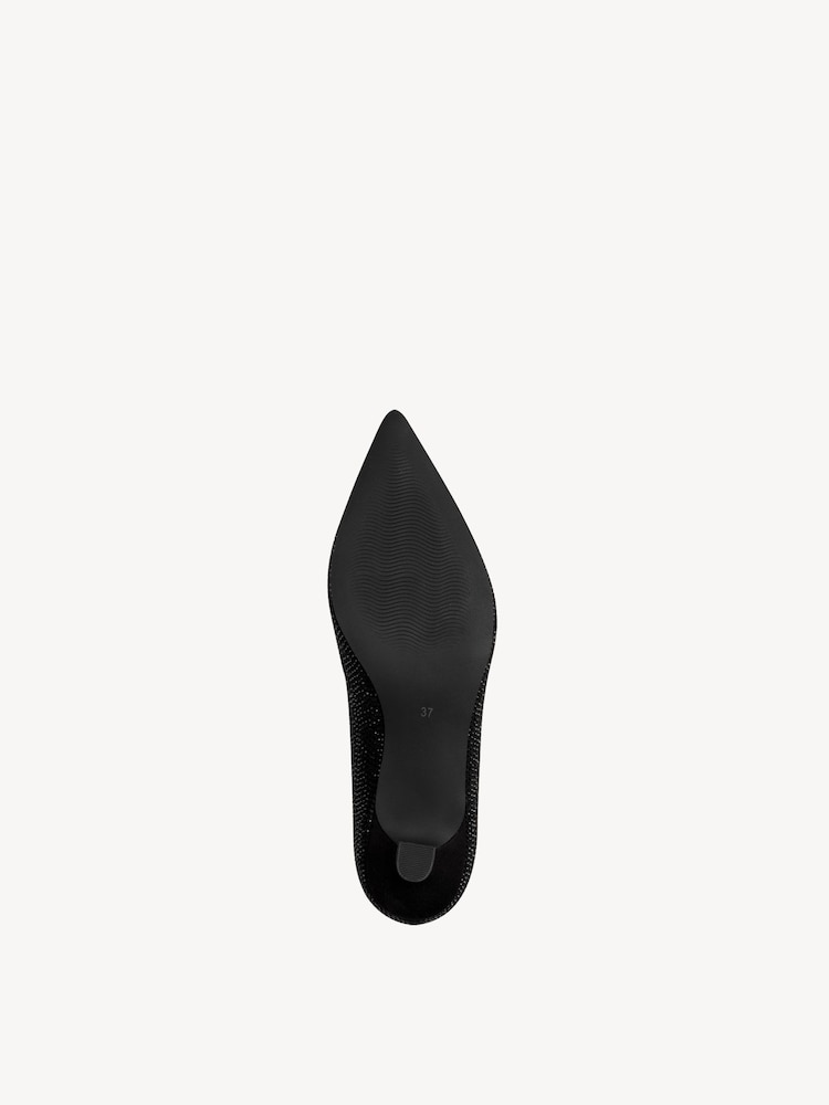 Marco Tozzi, Decolleté - nero BLACK GLITTER, immagine 4 di 6