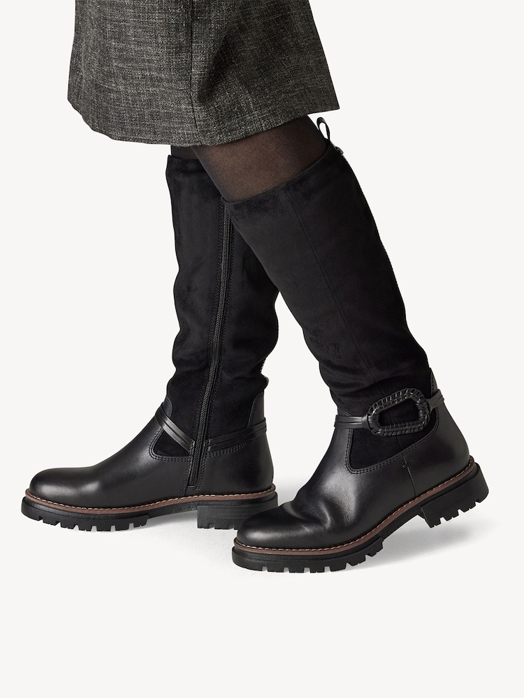 Marco Tozzi, Boots - black warm lining, BLACK COMB, Image 2 of 7