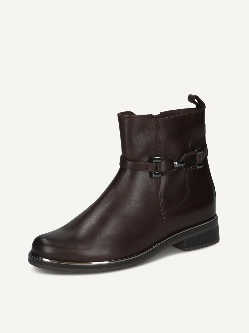 Caprice, Lederstiefelette - braun DK BROWN NAPPA, Bild 2 von 5