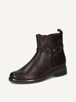 Selected, Caprice, Leather Bootie - brown DK BROWN NAPPA