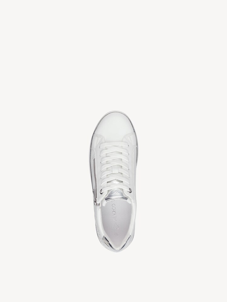 Marco Tozzi, Sneaker - bianco WHITE/SILVER, immagine 3 di 6