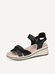 Not selected, Caprice, Leather Heeled sandal - black BLACK COMB