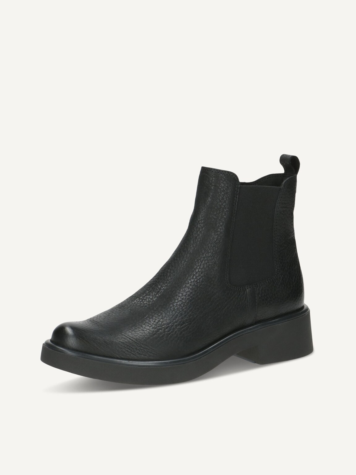 Caprice, Leather Chelsea boot - black BLACK NUBUC, image 1 of 5