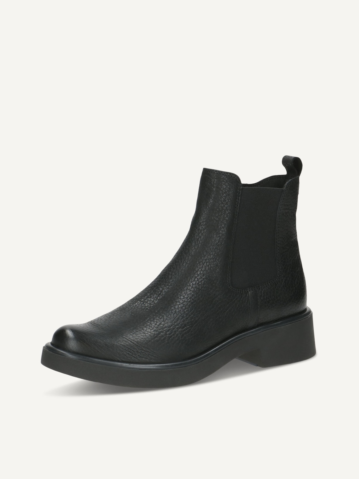 Caprice, Bottine Chelsea en cuir - noir BLACK NUBUC, image 2 sur 5