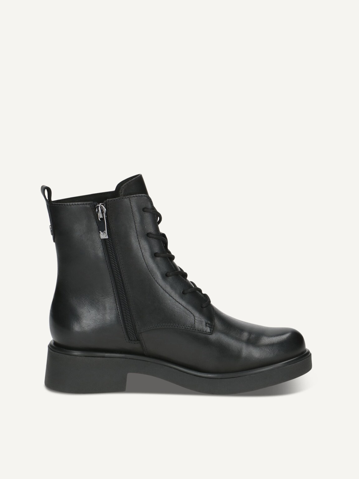 Caprice, Leather Bootie - black warm lining BLACK NAPPA, image 3 of 5