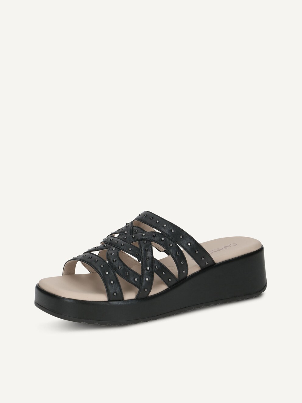 Caprice, Mule en cuir - noir BLACK NAPPA, image 2 sur 5