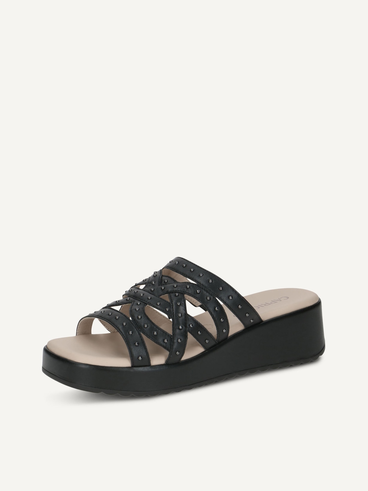 Caprice, Mule en cuir - noir BLACK NAPPA, image 2 sur 5