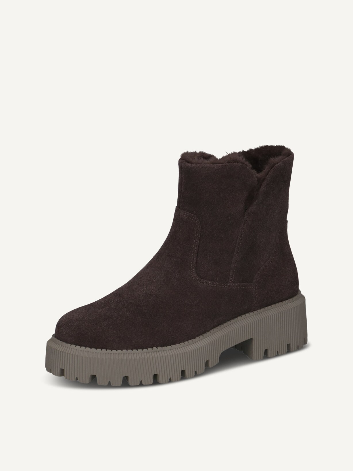 Caprice, Läderankelboots - brun DK BROWN SUEDE, bild 3 av 6