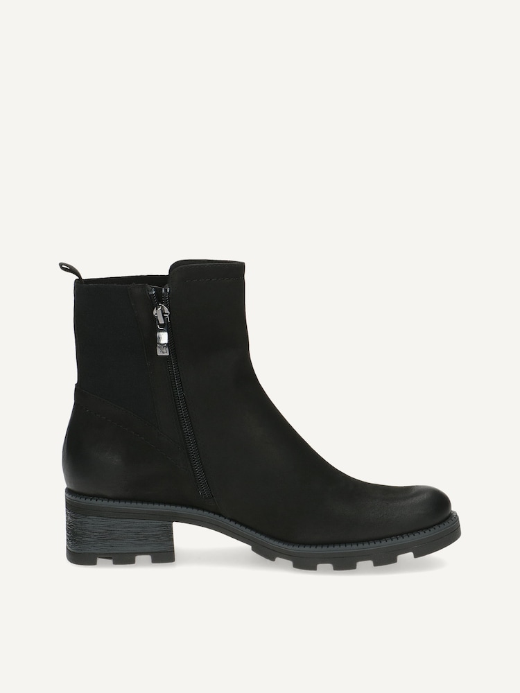 Caprice, Bottine en cuir - noir BLACK NUBUC, image 3 sur 5